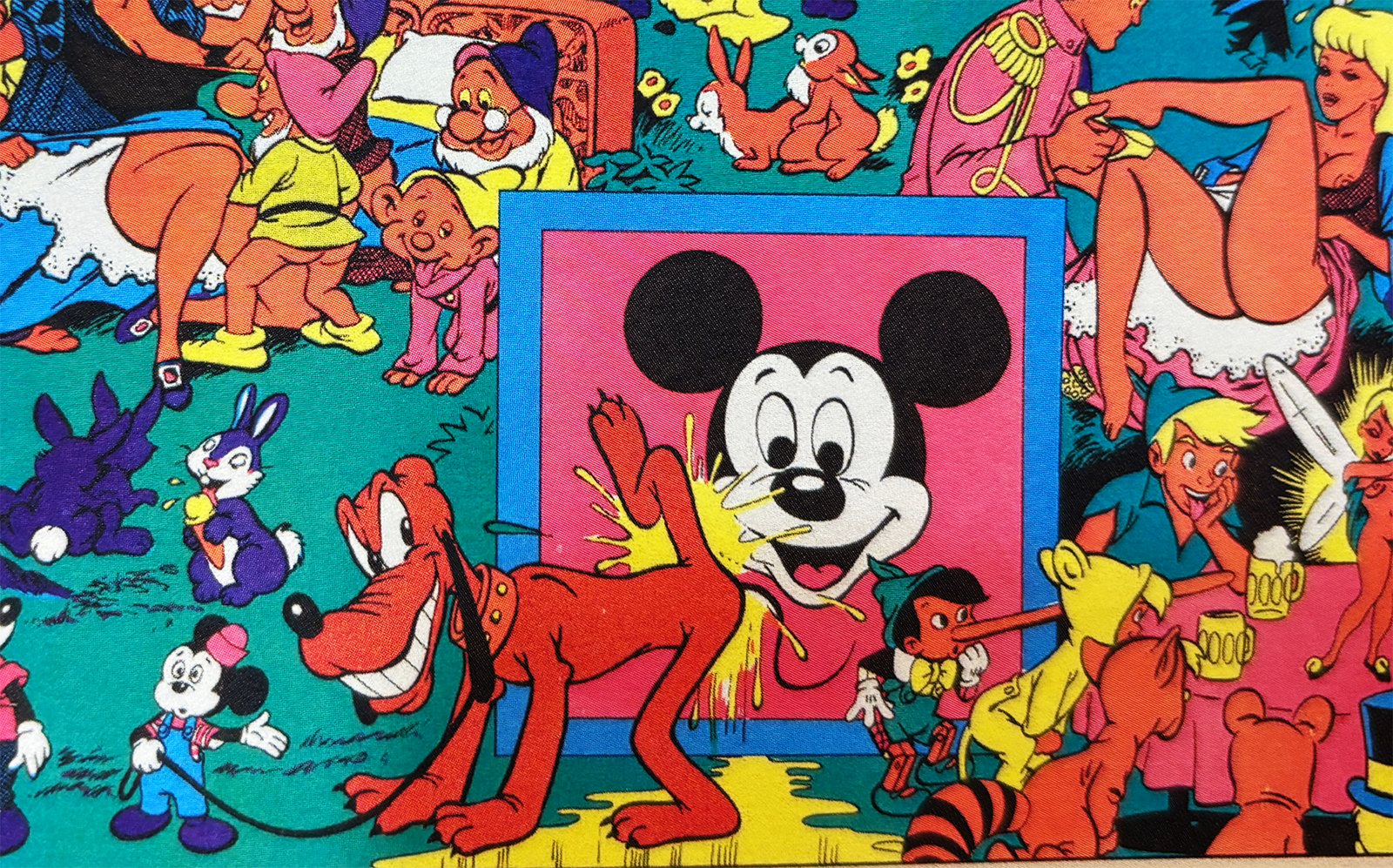 The Memorial Orgy Disneyland サイケデリックポスター 1970年代製